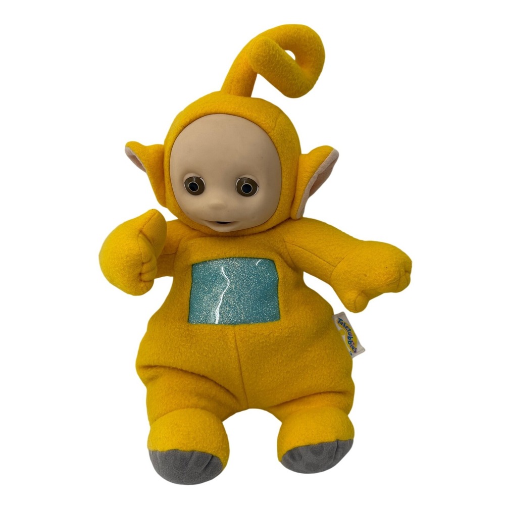 Playskool Teletubbies Laa-Laa Plush Yellow Stuffed Toy 15" Vintage Character